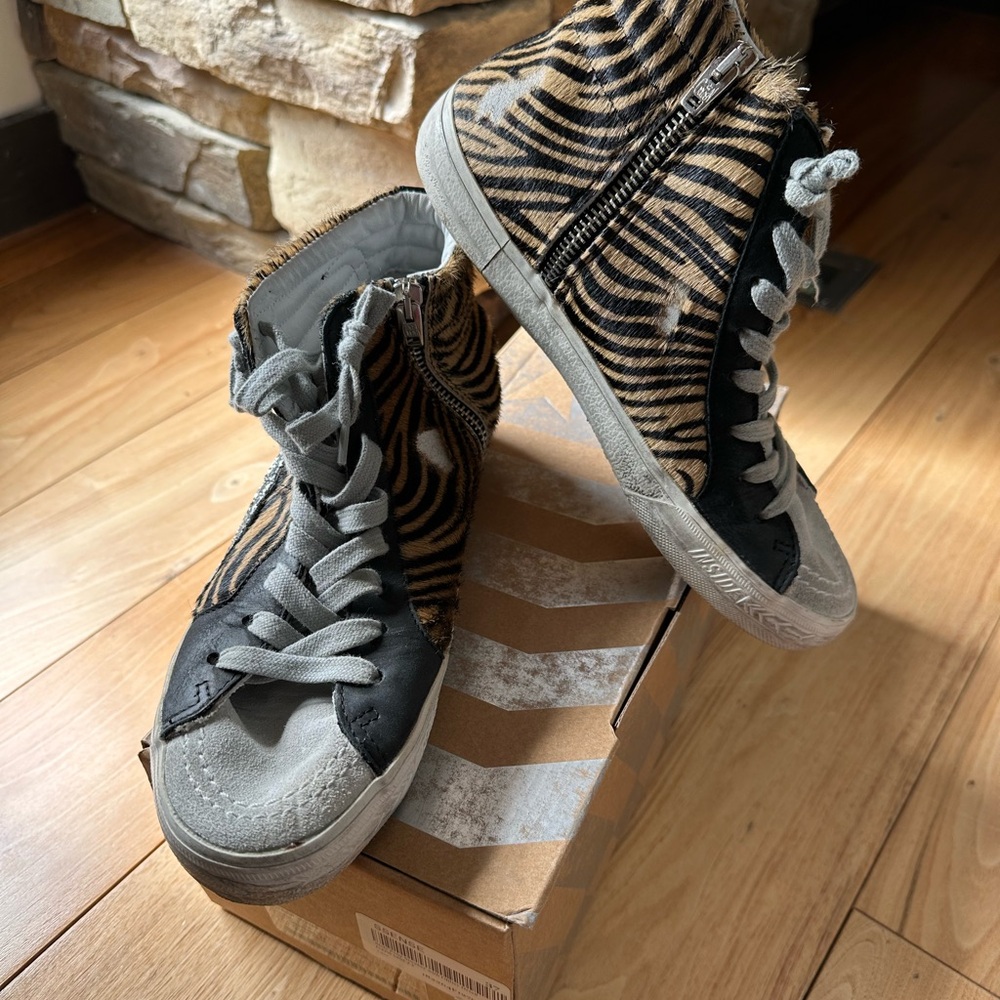 Golden Goose Animal Print High-Tops